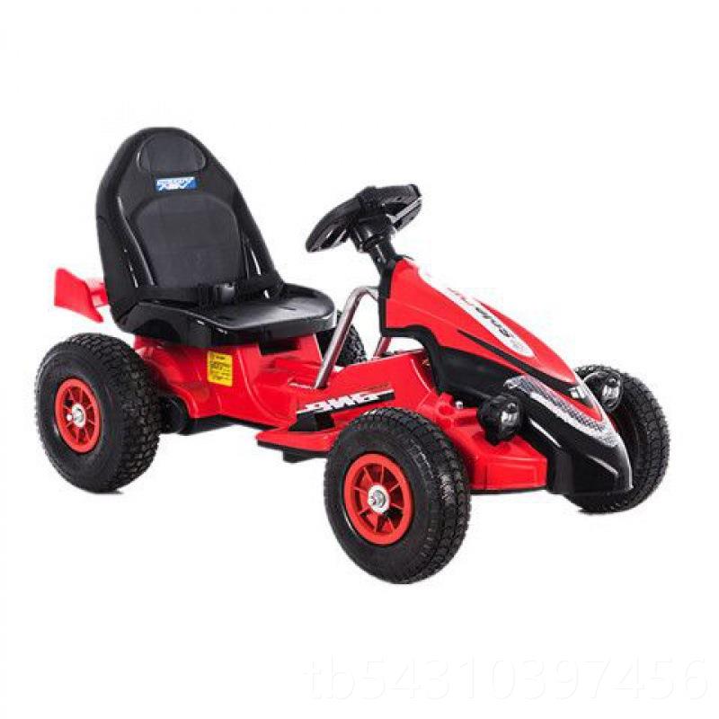 正品新款户外轻便安装可折叠童电动卡儿丁车-免8岁4四轮童车男女