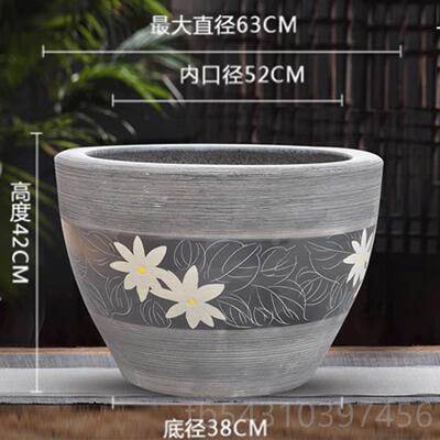 正品景厅德镇瓷鱼特大号客养鱼盆户外鱼缸睡莲荷花缸陶缸庭院老式