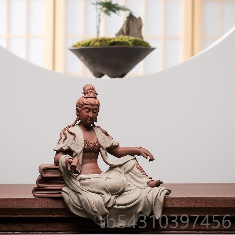 正品久意造新中式音意观菩萨禅摆件创家居客厅玄关装饰陶瓷佛像工