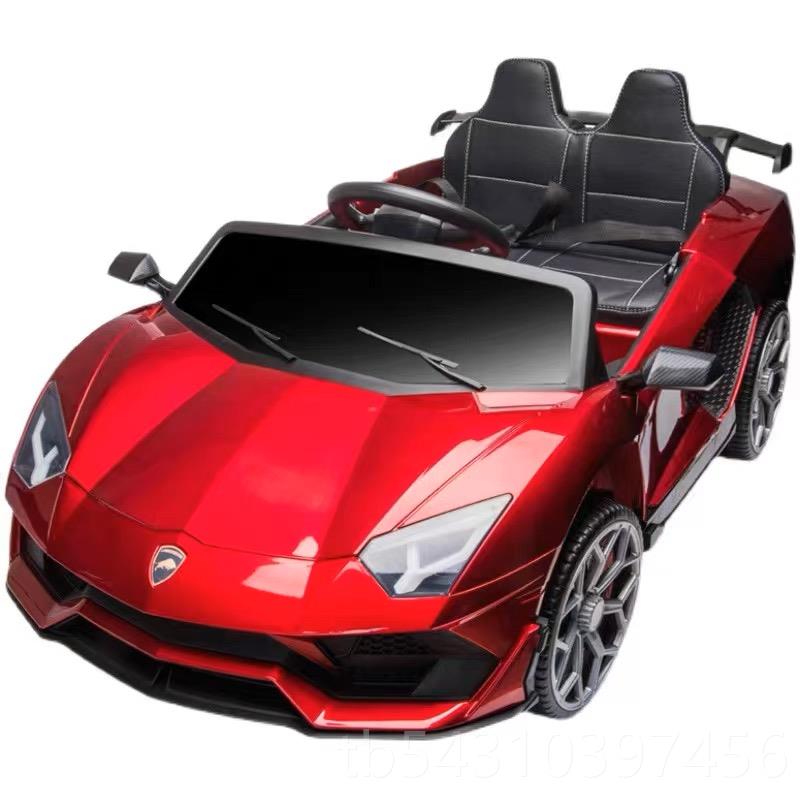 正品德国兰博尼儿童电动车四轮带遥控汽宝车宝坐1周岁生日礼物可
