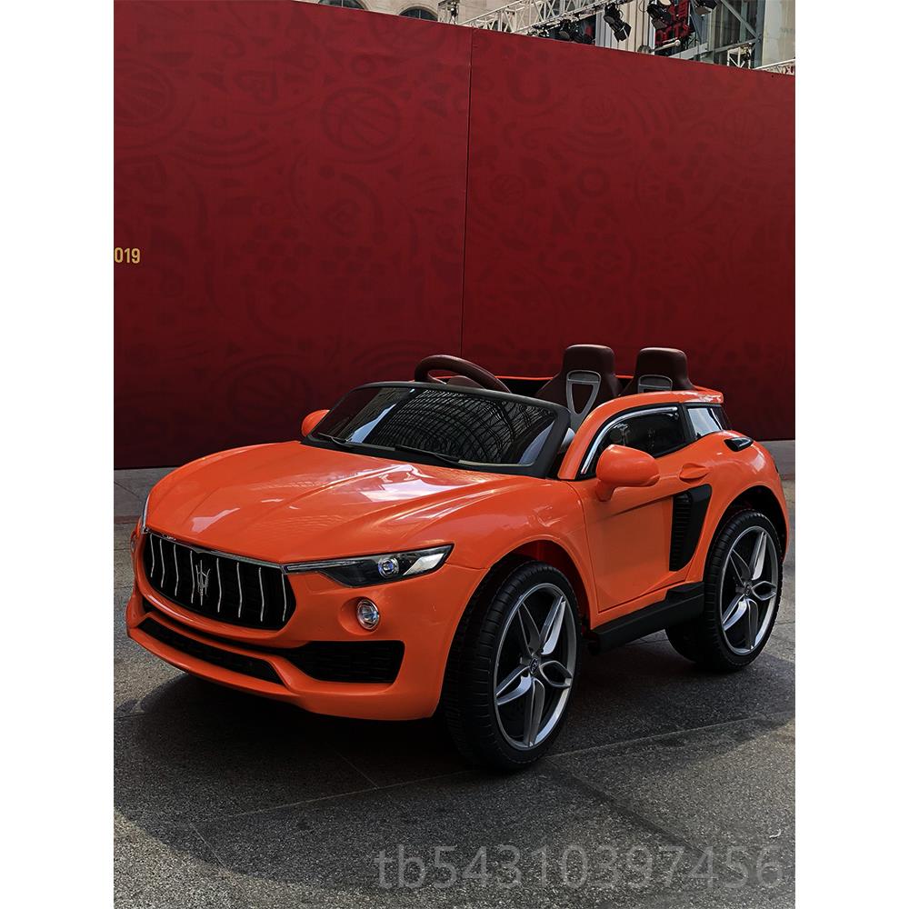 正品莎儿童电动汽车可坐人男宝宝四轮玛汽小孩车四女驱遥控玩具车