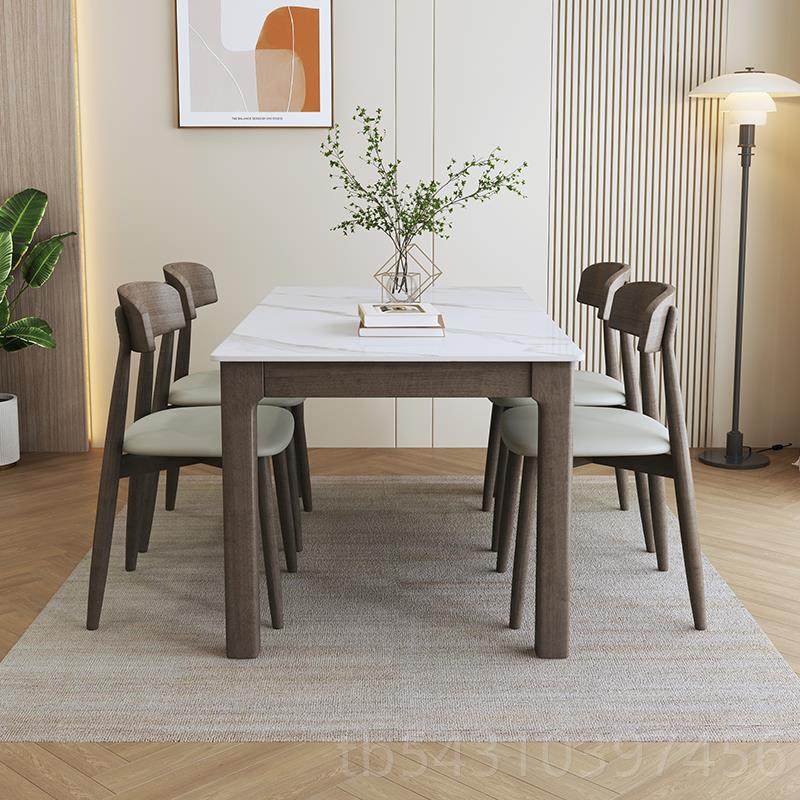 正品吃北实木岩欧板餐桌代家用客厅小户型饭桌现简约长方形餐桌椅,住宅家具,岩板餐桌,淘宝优惠券,粉丝福利购,淘宝优惠卷