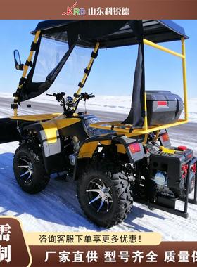 驾驶式汽油扫雪铲雪机 Ride-On Snow Sweeper 俄罗斯出口设备