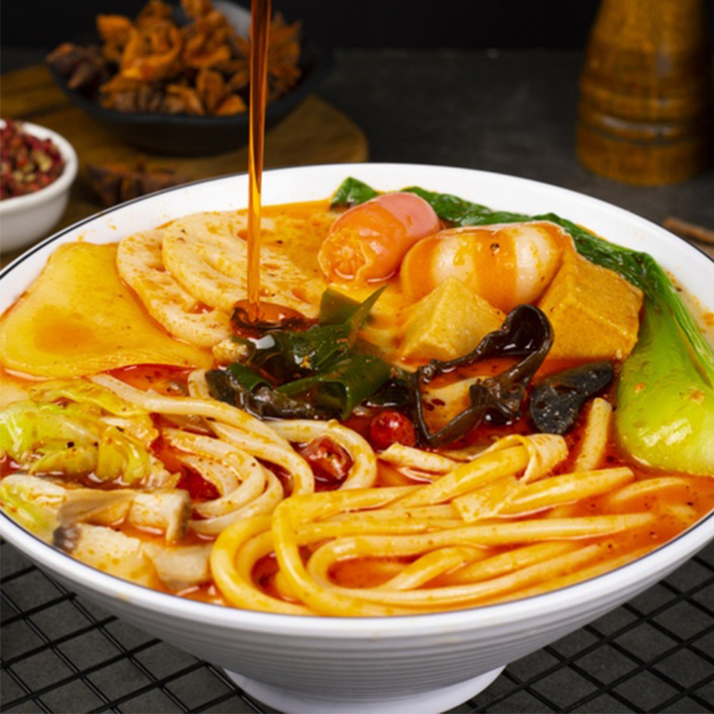 东北正宗牛筋面商用发麻辣烫专用面玉米面条空心面麻辣烫食材大全