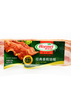 荷美尔经典香煎培根原切肉片三明治早餐意面披萨专用美式家用食材
