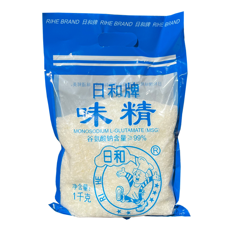 正品日和牌味精粗晶L1000g/袋 餐饮大包装无盐纯味精谷氨酸钠99%