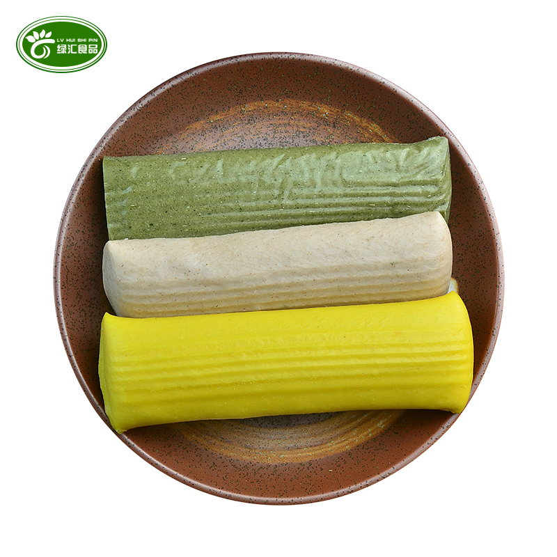绿汇五谷年糕550g宁波特产五彩色年糕传统水磨年糕条火锅煎炒年糕