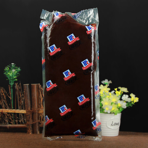 味好美朱古力酱果泥果酱1kg 巧克力圣代冰沙拉刨冰冰淇淋专用商用