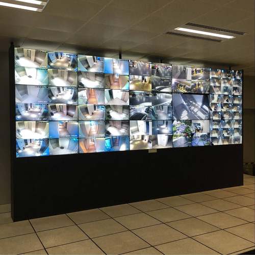 监控电视墙液晶显示屏42寸46寸50寸窄边大屏拼接屏电视墙机柜支架