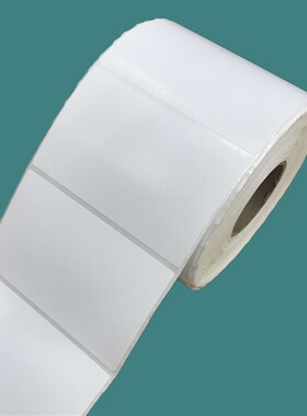 空白铜版不干胶标签打印纸8o0*10/20/25/30/35/40/45mm条码标签纸