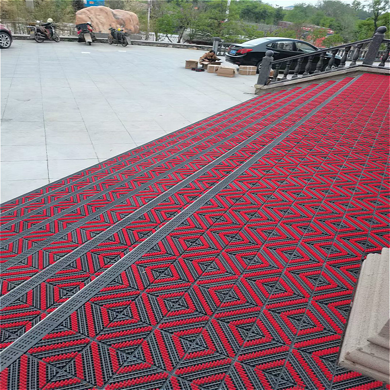 室外防滑地垫门口进n门塑料蹭土门垫酒店商用户外脚垫入户门前地