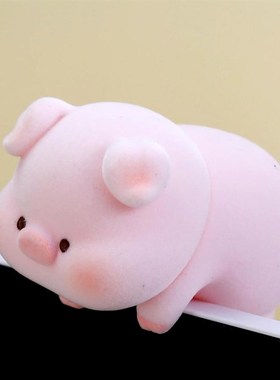 可爱电脑趴趴摆件显示器屏幕装饰汽车载中控台Q内饰品治愈系小玩