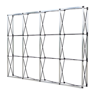 铁质拉网展架kit板喷绘布背景墙签到处签名墙婚庆海报展示架可折