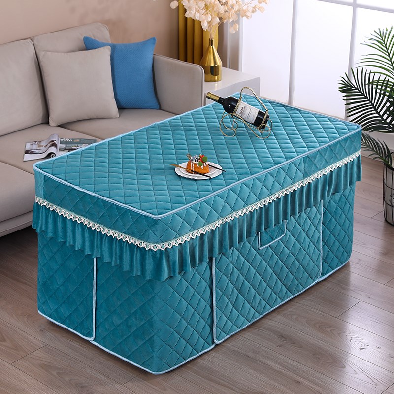 新款电炉罩烤火罩长方形烤火桌罩套加厚电烤炉桌取暖W桌棉桌布冬