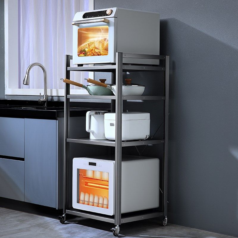 烤箱置物b架落地多层大尺寸嵌入式洗碗机微蒸烤一体消毒柜收纳架