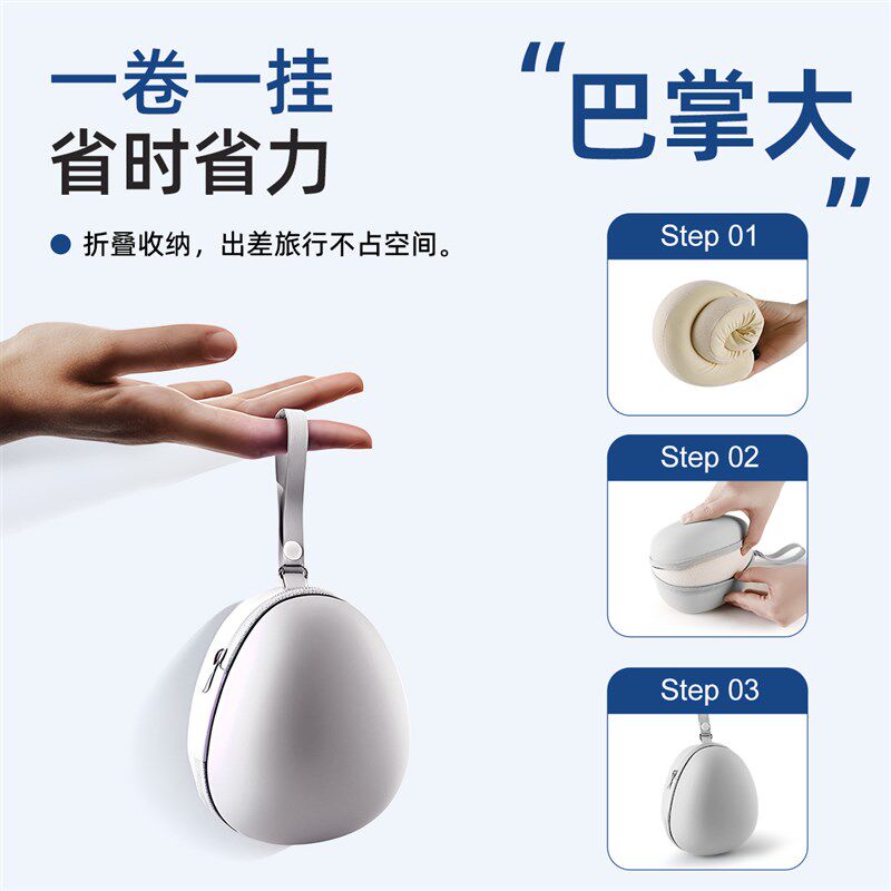 u型枕连帽护颈枕头旅行便携坐车长途飞机高铁睡觉神器带.帽u形头