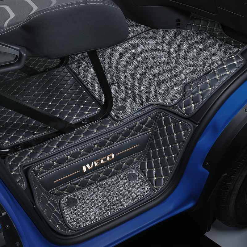 适用南京依维柯欧胜脚垫新得意汽车全包I围雪妮丝全车前驾驶室专