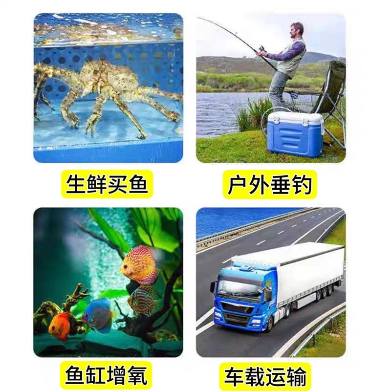 静音家用户外家鱼缸氧气泵增氧泵增氧机水族箱小T型家用养鱼充氧