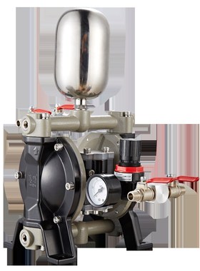 美特气动隔膜泵单向高压大功率双隔E膜泵专业油漆油墨涂料喷漆泵