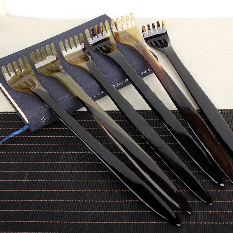 痒痒挠天c然牛角不求人抓背神器家用按摩梳抓痒背部挠痒耙子老头