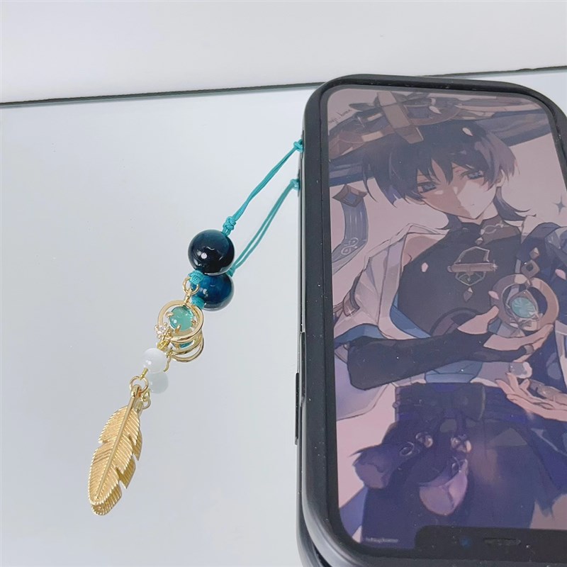 炬人优品流浪者神l之眼散兵挂件帝君手机挂链钟离钥匙挂件包包吊