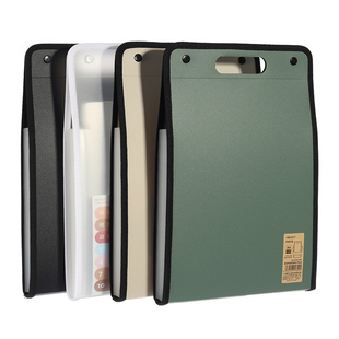 手提式 风琴包A4试卷收纳袋r整理资料袋多层文件袋多功 学生用竖款