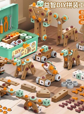 儿童益智玩具维修工具箱3到6岁拆拼装拧螺丝O刀男孩六一儿童节礼