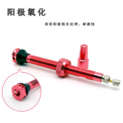 Ridenow自行车登山车公路车法嘴真空胎气嘴 65mLm85mm 无内胎50/8