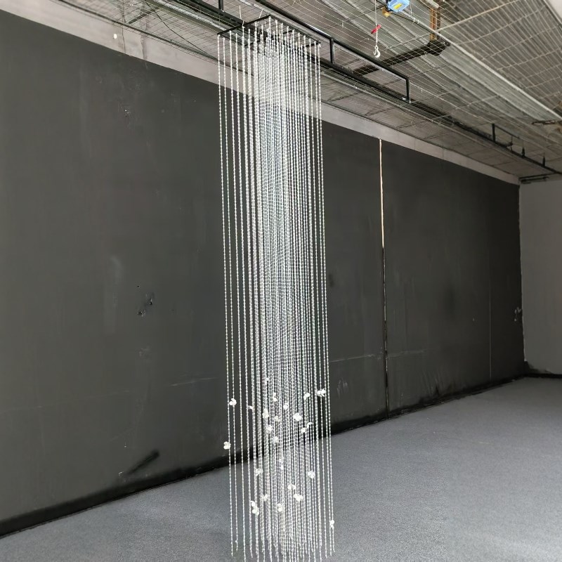 婚庆成品亚克力留恋吊顶花瓣水晶珠帘背景K装饰韩式酒店婚礼堂道