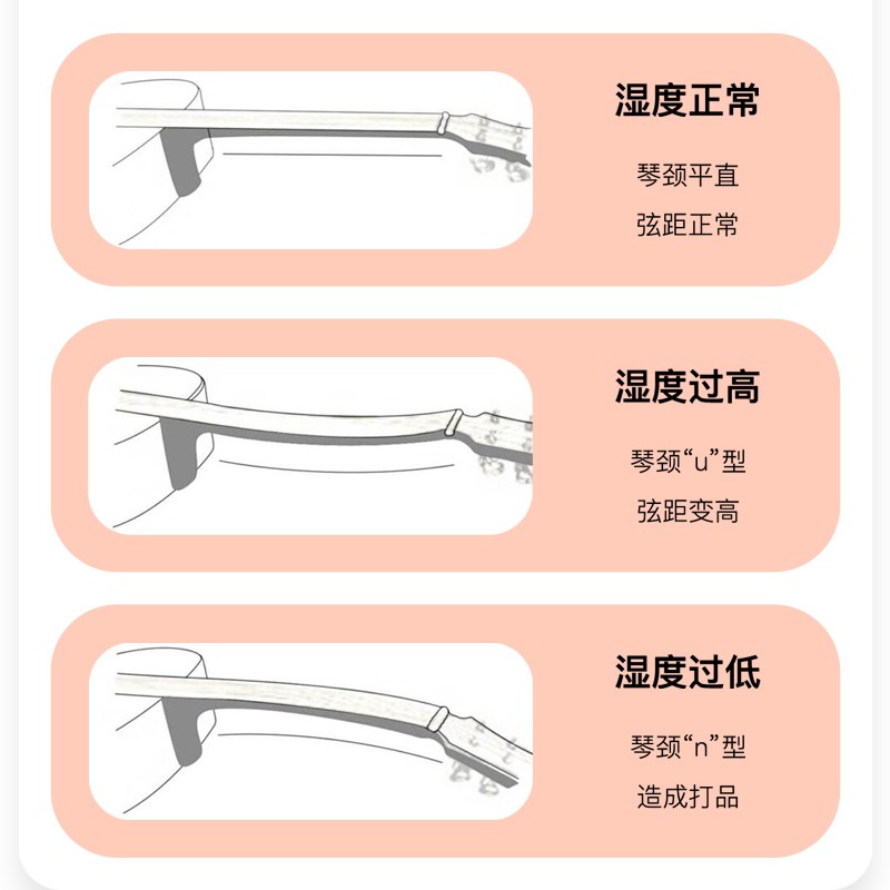吉他护理油钢琴小提琴电吉它y保养琴体抛光清洁护弦套装温湿度计