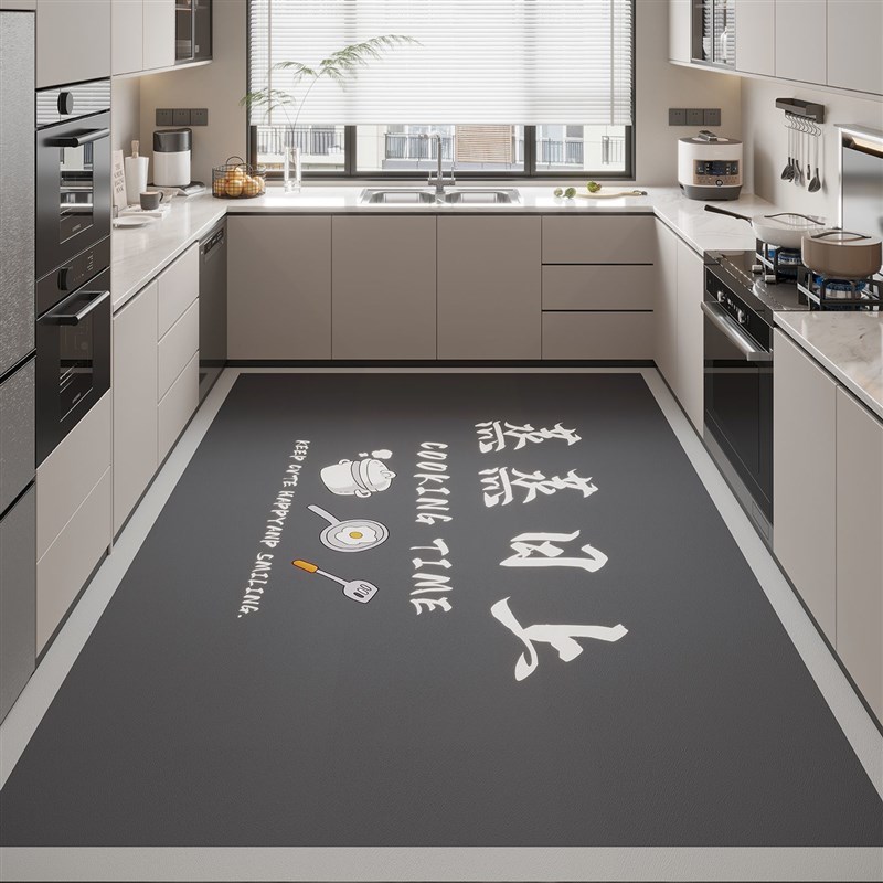 矽藻泥厨房d地垫防滑防油吸水凉垫门口耐脏脚垫防水家用免洗可擦