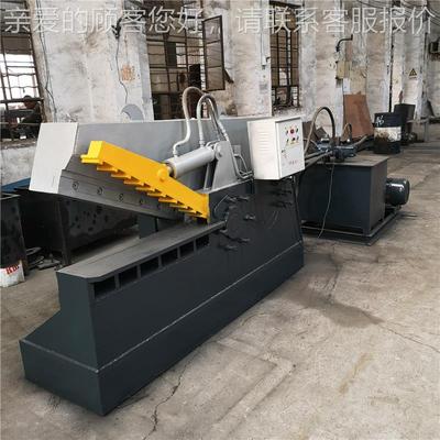 旧金属材剪切机200200吨鳄吨鳄鱼式剪板废机型型液压废旧物铁小丝