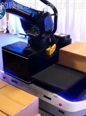 带机小械手取货AGV垛车动电AGV叉车QKA激光导向装载码智能搬运机