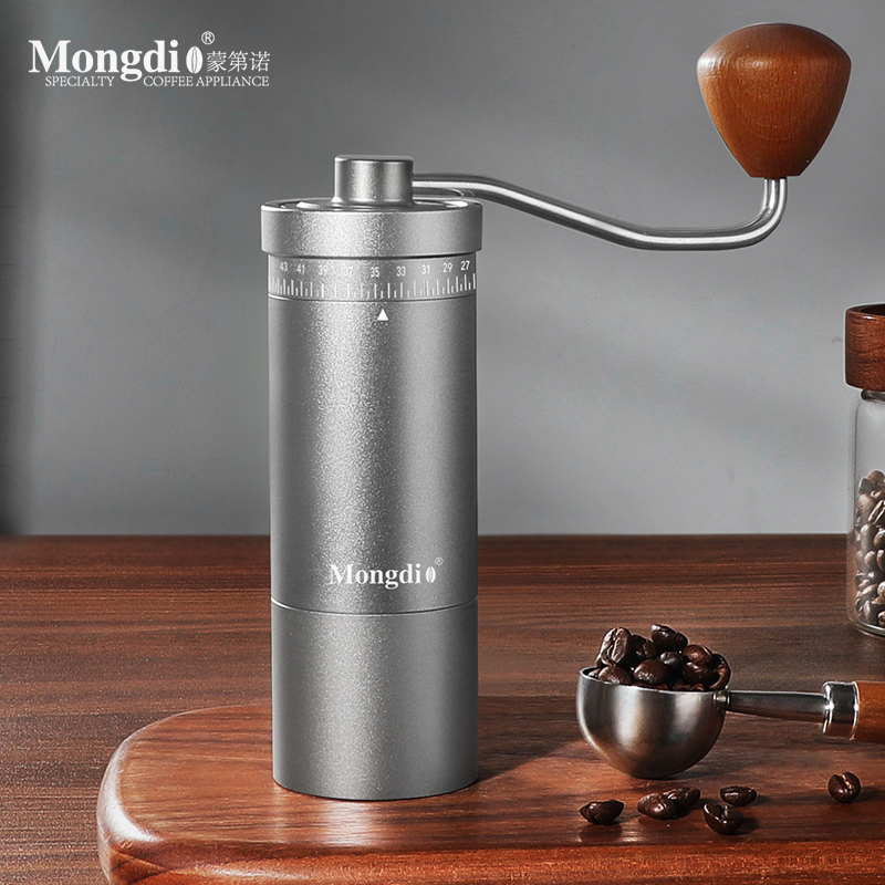 Mongdio手摇磨豆机咖啡豆研磨机手磨咖啡机家用便携手动磨豆器具