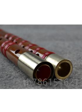 高档凯工艺乐器龙树平手笛子 专业珍精藏奏演级苦竹笛 制专业横笛