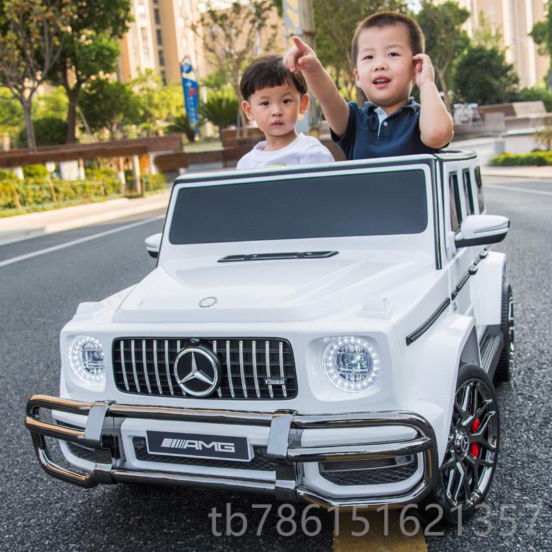 高档正奔驰大g儿童电动汽车双人孩超大越四轮野遥小控宝宝玩具版
