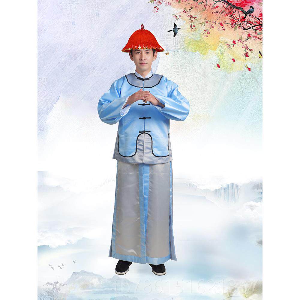 高档古代清朝龙官服一男大臣王爷太监侍卫兵品服皇后皇帝袍女演出
