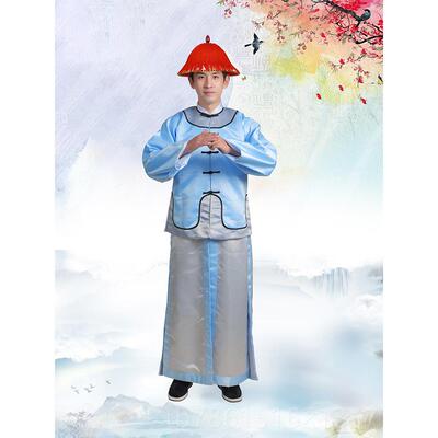 高档古代清朝龙官服一男大臣王爷太监侍卫兵品服皇后皇帝袍女演出