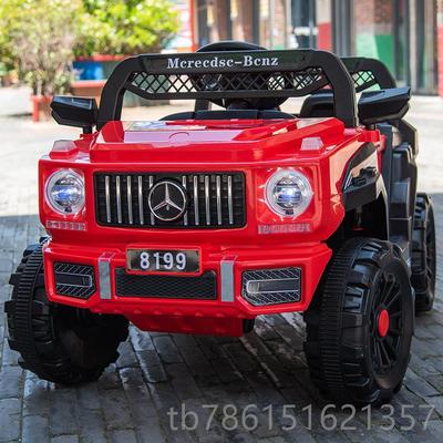 高档儿童电动车轮遥四控越野车男女宝小孩玩具车可坐人宝汽充电摇