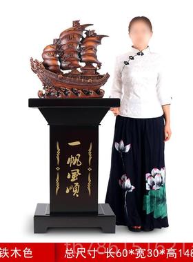 高档一船帆风顺摆件帆艺品装工饰落地办公室客厅乔迁开业礼品大船