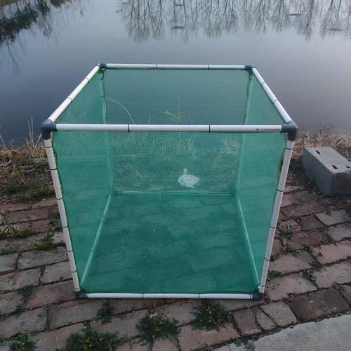 养鱼隔离存鱼养虾箱网悬浮漂浮鱼护全框架骨架支架带盖子休闲 农