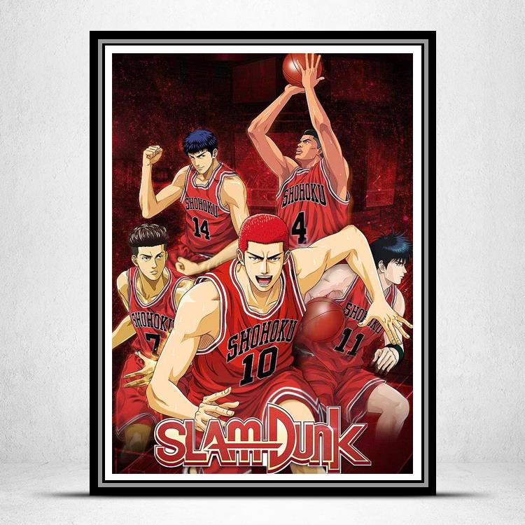 钻石画2024新款动漫灌篮高手5d贴钻十字绣客厅卧室装饰送男友满钻