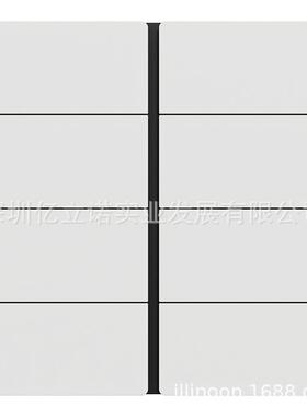 NX照明面板境悦系列白色8键智能控制开关面板C2E616401_WE_C1B