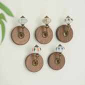 陶瓷磁吸挂钩中古强力磁铁挂衣钩入户防盗门免打孔南瓜粘钩装 饰钩