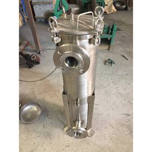 过滤器不锈钢袋式 单袋平盖过滤器平盖单袋式 过滤器