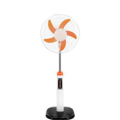 LED Night Light Solar Rechargeable Fan AC DC 16 18 Inch
