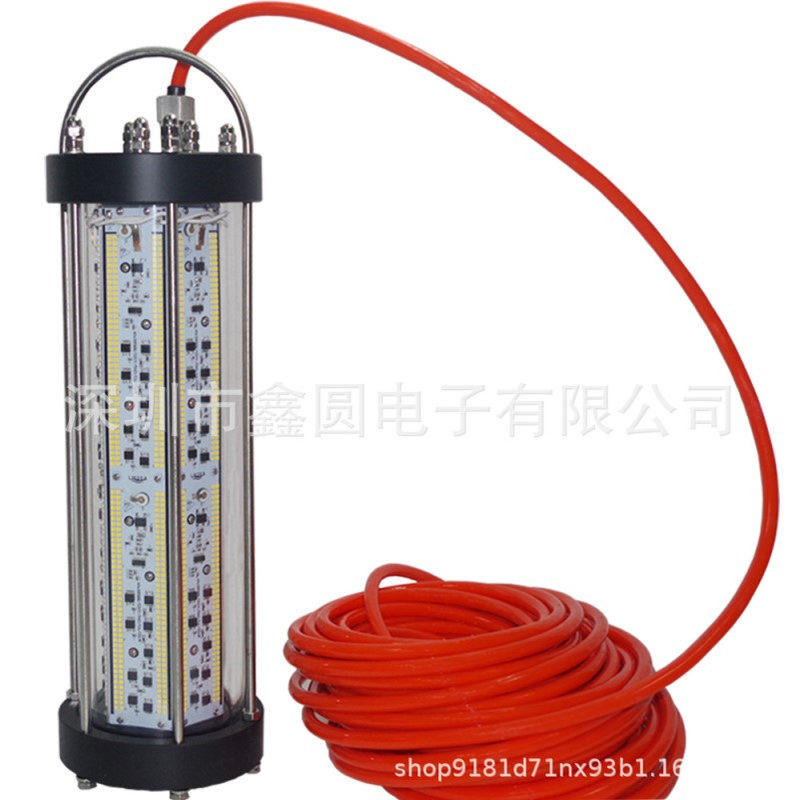 现货供应大功率2000WLED集鱼灯水下灯诱鱼灯渔船捕涝灯绿光