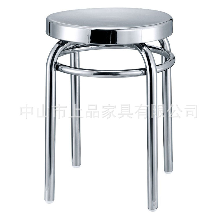 工厂车间圆形凳子 实验室圆凳 全不锈钢防静电凳子【SP-SC253】