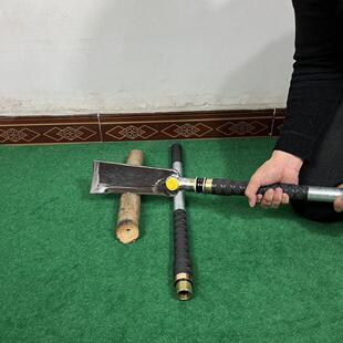 可拆卸弹簧钢煅打多用锄头便携户外种地挖笋砍树洛阳铲防身钓鱼