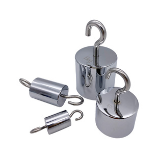 精选研衡M1单钩砝码1kg双钩10公斤标准砝码单勾挂钩带钩吊环5kg10